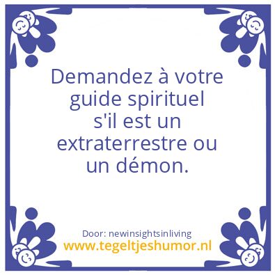 Tegeltje: spirit guide