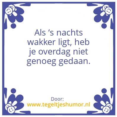 Tegeltje: Tegeltje