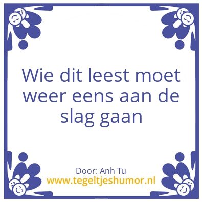 Tegeltje: Tegel Stoep