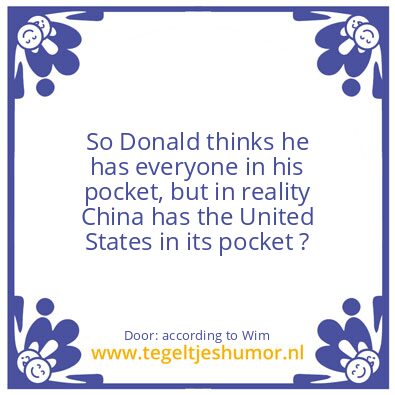 Tegeltje: In A Pocket.