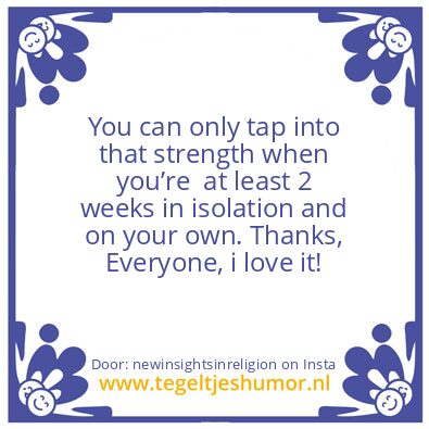 Tegeltje: Life is fun again