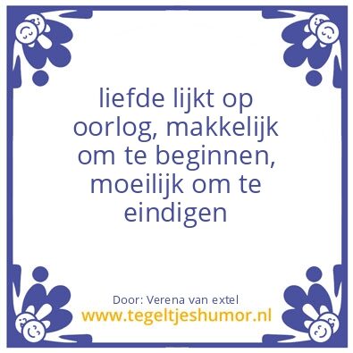 Tegeltje: Liefde