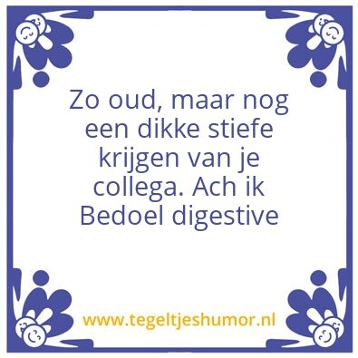 Tegeltje: Van harte gefeliciteerd