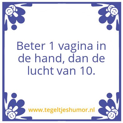 Tegeltje: Gezegde