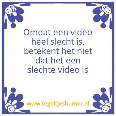 Tegeltje: Tegel