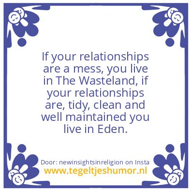 Tegeltje: The Good Life.