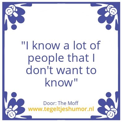 Tegeltje: The moff