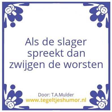 Tegeltje: leermoment