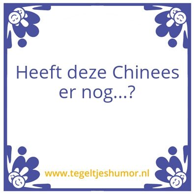 Tegeltje: GV