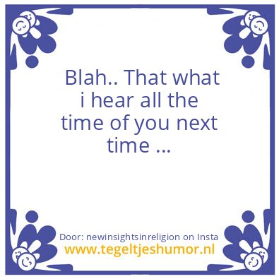 Tegeltje: Not Fine By Me !
