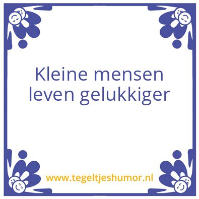 Tegeltje: Wijs man