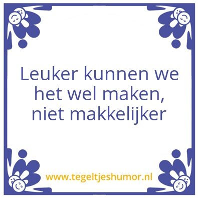 Tegeltje: Dick