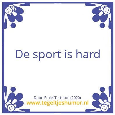 Tegeltje: Emiel Tetteroo