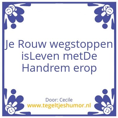 Tegeltje: Spreuken