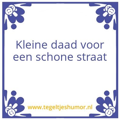 Tegeltje: Hou ’t leuk met je peuk