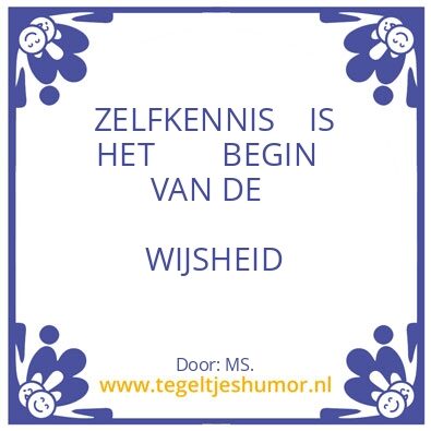 Tegeltje: W I J S H E I D