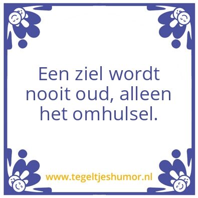 Tegeltje: Een ziel