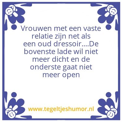 Tegeltje: Frank’s wisdom