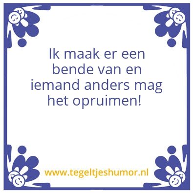 Tegeltje: Hans
