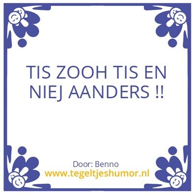 Tegeltje: Jep