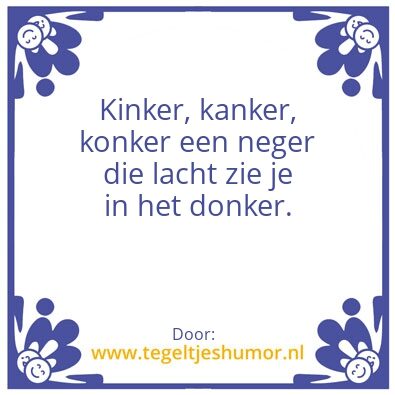 Tegeltje: Tegeltje