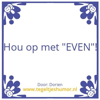 Tegeltje: Dorien
