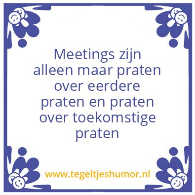 Tegeltje: Praten
