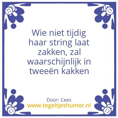Tegeltje: Kak