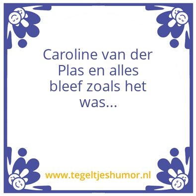 Tegeltje: BBB