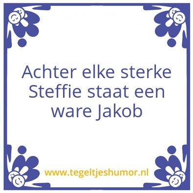 Tegeltje: Jakob