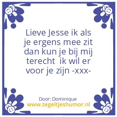 Tegeltje: Broertje