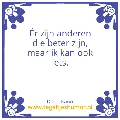 Tegeltje: tegel voor Jo
