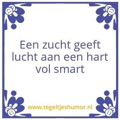 Tegeltje: Zucht