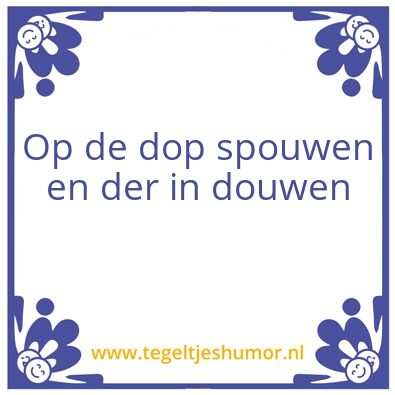 Tegeltje: Spouwen