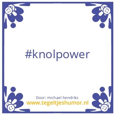 Tegeltje: Enzo Knol