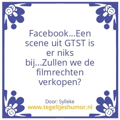 Tegeltje: Facebook