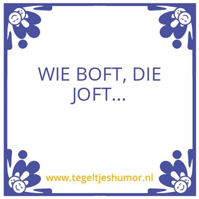 Tegeltje: BOFFEN