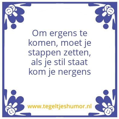 Tegeltje: Vooruitgang