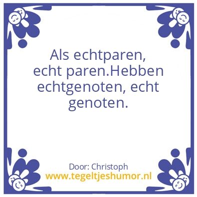 Tegeltje: Doordenkertje