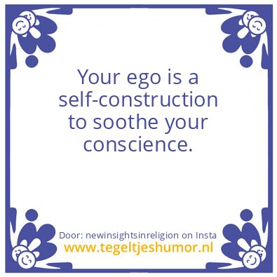 Tegeltje: Ego