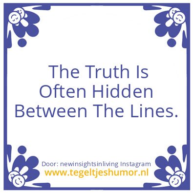 Tegeltje: Yes, you can