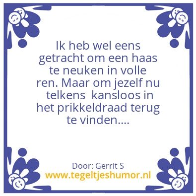 Tegeltje: Ik ben Gerrit