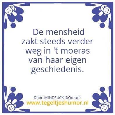 Tegeltje: Historie