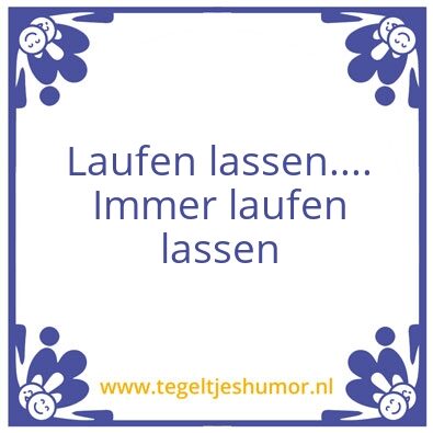 Tegeltje: Das erste spur