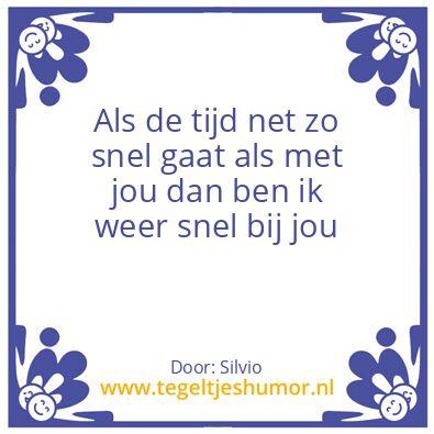 Tegeltje: Silvio