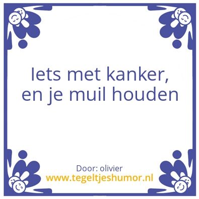 Tegeltje: Kk