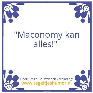 Tegeltje: Maconomy