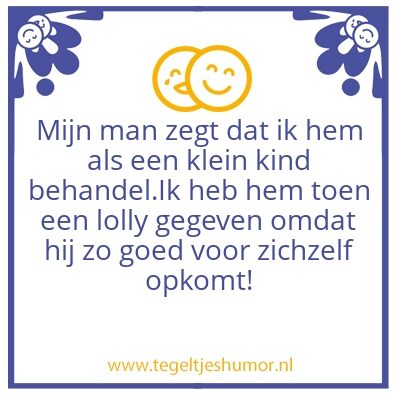 Tegeltje: Kinderachtig