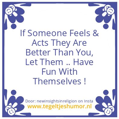 Tegeltje: Face It …