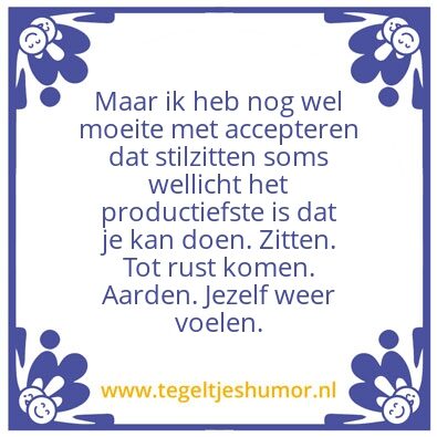 Tegeltje: ADHD 7